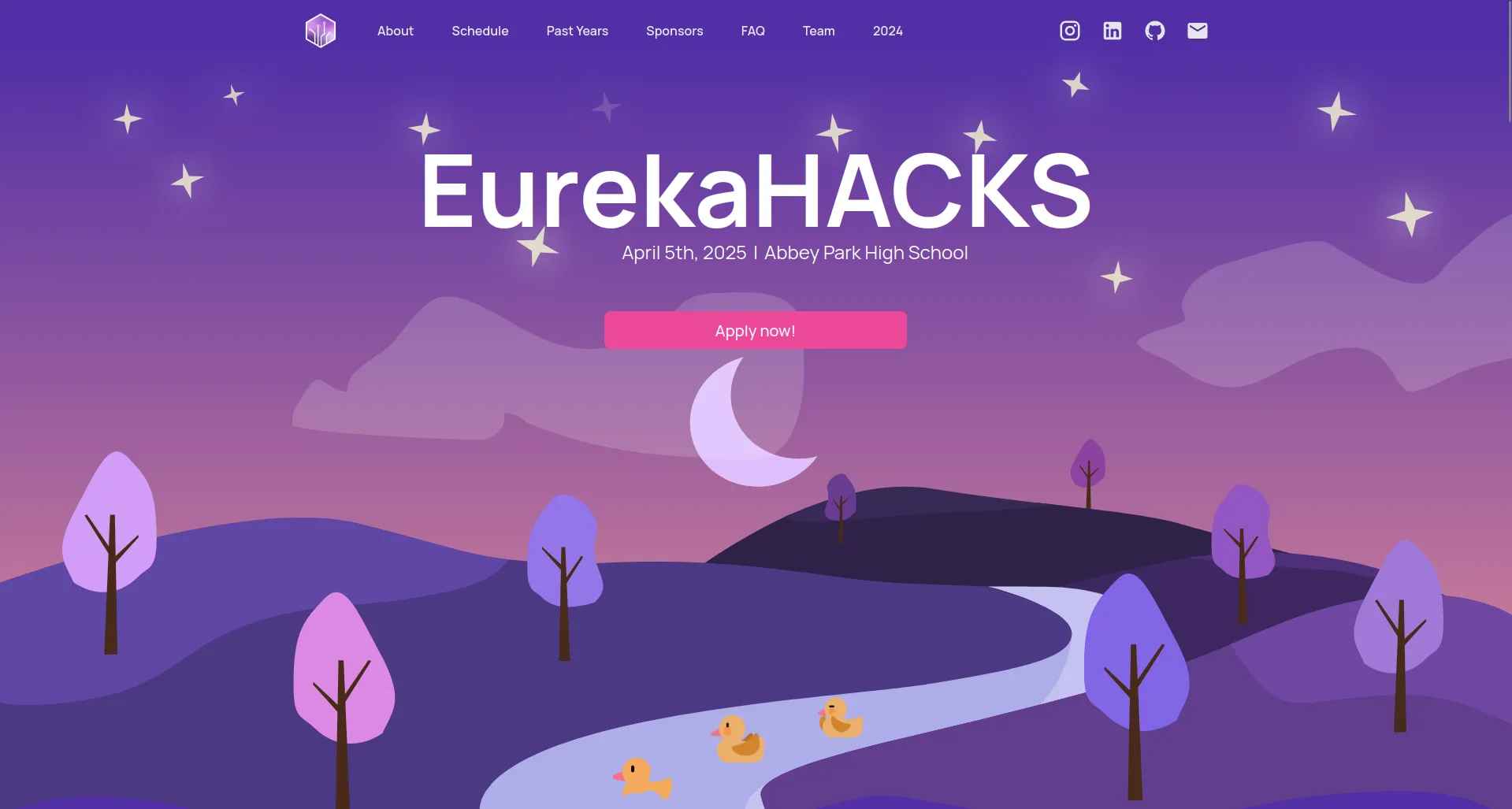 EurekaHACKS 2025 Website